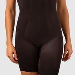 Miracle Suit High Waist Shapewear with long leg in black colour in close up