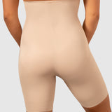 miracle suit high waist shapewear with long leg for women in nude
