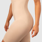 miracle suit high waist long leg shapewear garment for women in nude side view