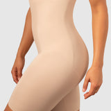 miracle suit high waist long leg shapewear garment for women in nude side view