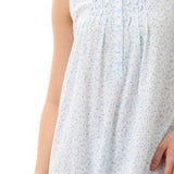 Yvette Sleeveless Short Nightie Lilac/Mint