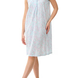 Victoria Sleeveless Short Nightie Mint