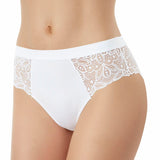 Belle Cotton Milano Brief White