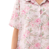 Lauren Cotton Long Button Front PJ Pink