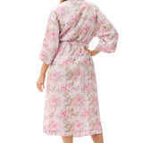 Lauren Cotton Mid Wrap Gown Pink