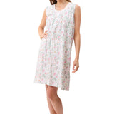 Rowan Cotton Knit Sleeveless Short Nightie White