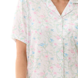 Briar Poly/Cotton Knit PJ Set White