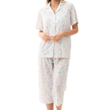 Briar Poly/Cotton Knit PJ Set White