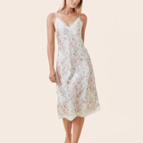 Yolly Satin Lace Slip Nightie Ecru