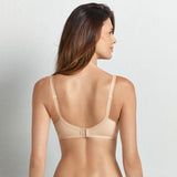 Back view of Anita Livia Wirefree Mastectomy Bra Haut, displaying adjustable front straps and supportive three-position fastener from The Foundation.