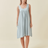 Kate Modal Soft Pleat Front Nightie Sage