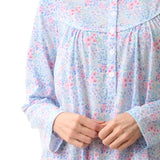 Queenie Poly/Cotton Knit Mid Nightie Multi Floral
