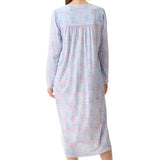 Queenie Poly/Cotton Knit Mid Nightie Multi Floral