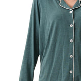 LE Slinky Knit Modal Revere PJ Set Moss