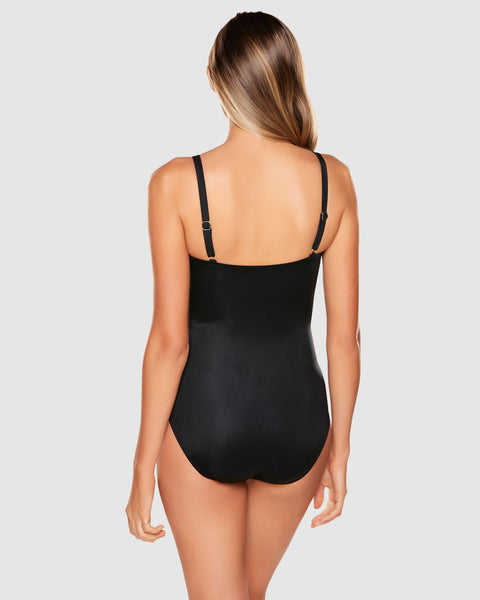 Network Mystique Underwire Shaping Swimsuit Black