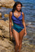 Maldiva It's a Wrap One Piece Swimsuit Blue