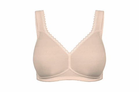 Susa Wirefree Cotton Comfort Bra Cappuccino