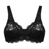 Susa Latina Soft Bra Black flat lay from The Foundation – non-wired lace bra with 3-part supportive cup and flattering structure.