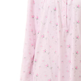 Yana Cosy Cotton Mid Length Nightie Pink