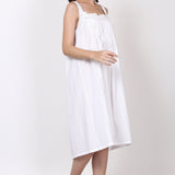 Hamptons Pintuck Strappy Nightie White