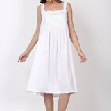 Hamptons Pintuck Strappy Nightie White