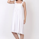 Hamptons Pintuck Strappy Nightie White