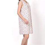 Gatsby V Neck Sleepdress Sage/Pink Floral