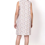 Gatsby V Neck Sleepdress Sage/Pink Floral
