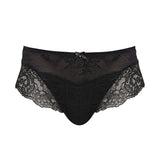 Flat lay of Ana Brief Black showcasing lace front and comfortable silhouette.