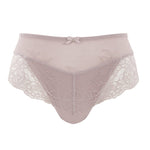 Flat lay of Ana Brief Vintage laid flat, highlighting lace details and flattering mid-rise cut.