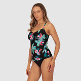 Amalfi D-E Singlet Black