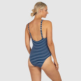 All Aboard D-E Wrap One Piece Indigo