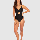 Rococco Cut Out One Piece Nero
