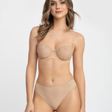 Bella II Half Cup Bra Beige