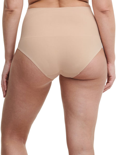 Smooth Comfort Hi Waist Control Briefs Clay Nude