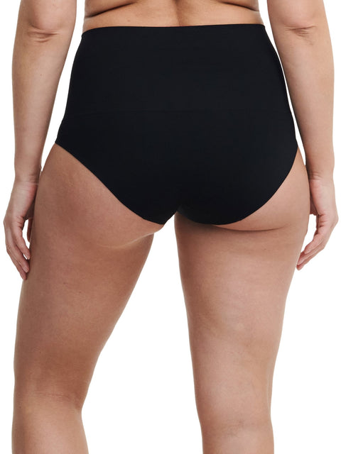 Smooth Comfort Hi Waist Control Brief Black