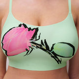 Soft Stretch Bralette Cut Out Rose