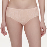 Soft Stretch Hipster Brief Light Snake Print
