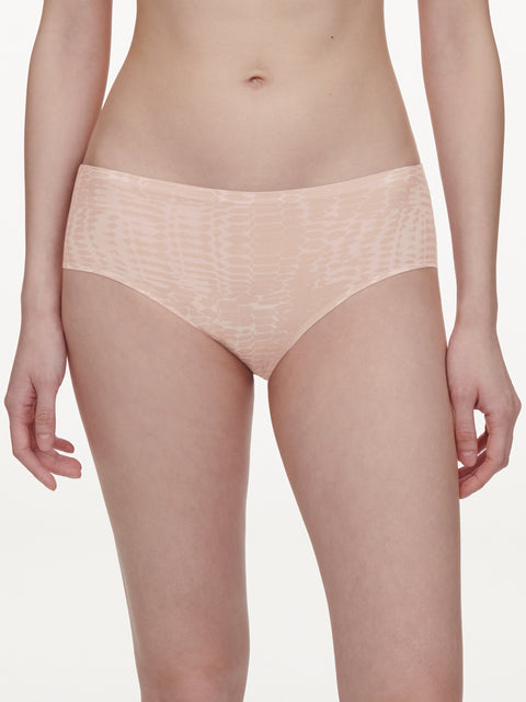 Soft Stretch Hipster Brief Light Snake Print