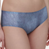 Soft Stretch Hipster Brief Blue Denim