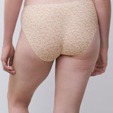 Soft Stretch Hipster Brief Norah Nude Print