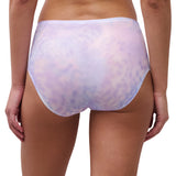Soft Stretch Full Brief Lilac Orchids