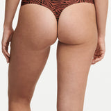 Soft Stretch Thong Safari Chic