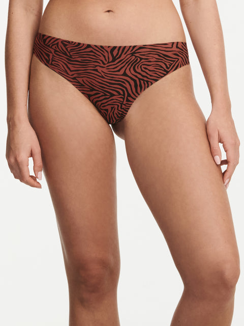 Soft Stretch Thong Safari Chic