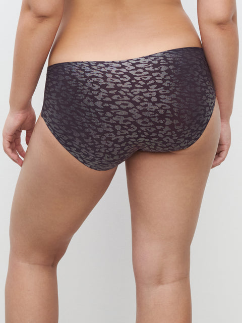 Soft Stretch Hipster Brief Ink Shimmer Print