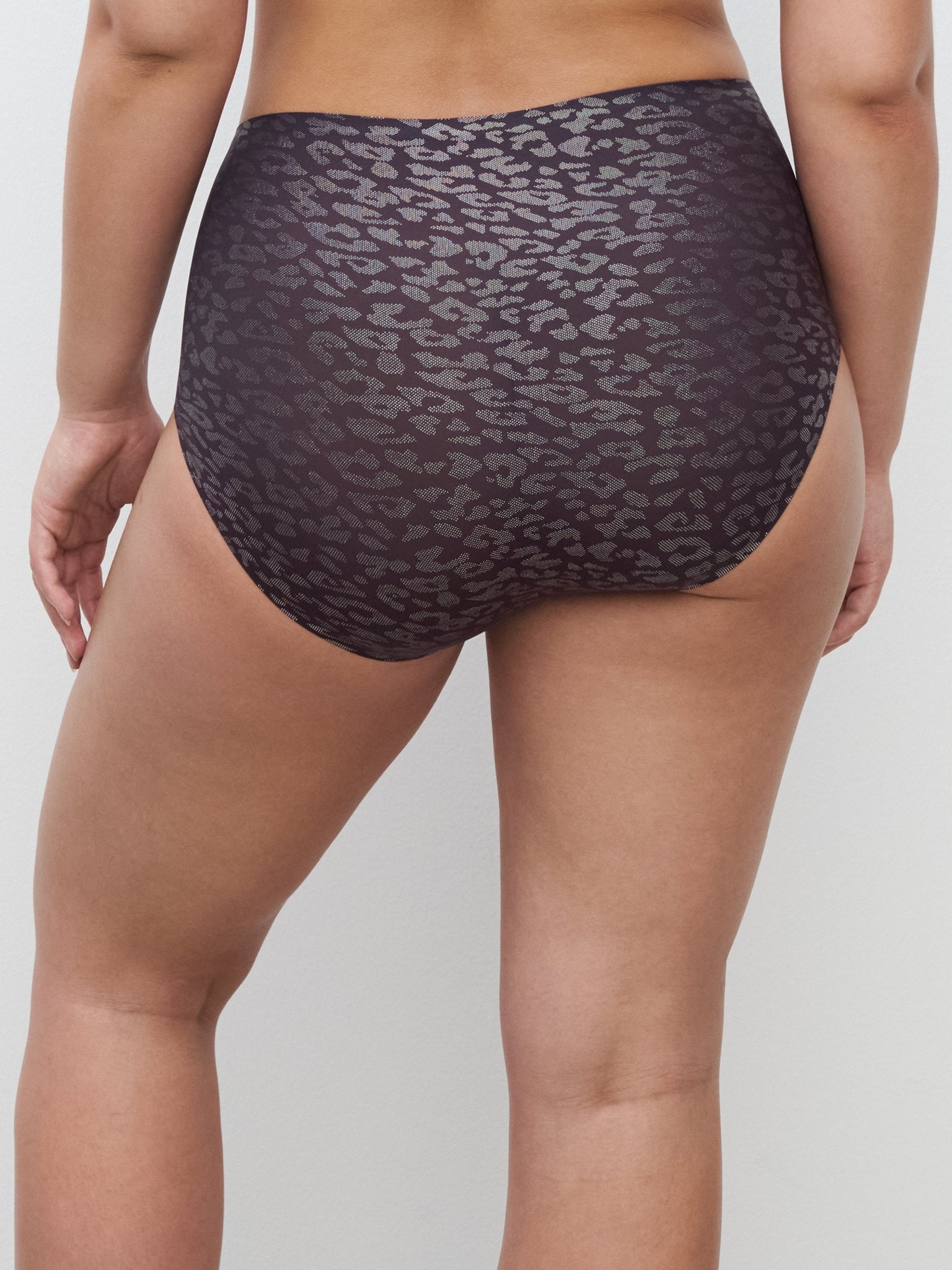 Ink colour underpants with shimmer metalic print back view