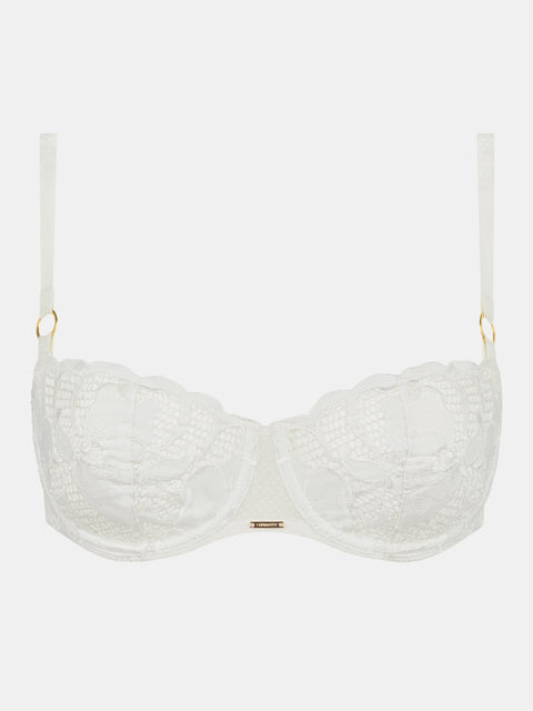 Lace half Cup bra. Wedding Lingerie