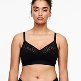 Norah Wirefree Support Bra Black