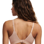 Back view of Norah Wirefree Support Bra in Golden Beige from The Foundation—smooth finish and full back support.