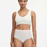 Soft Stretch Padded Top Ivory
